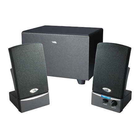 Cyber Acoustics 2.1 Black OEM Subwoofer System, CA3001WB CA-3001WB